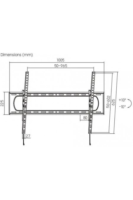 Кронштейн Ultramounts UM851T (черный) 5