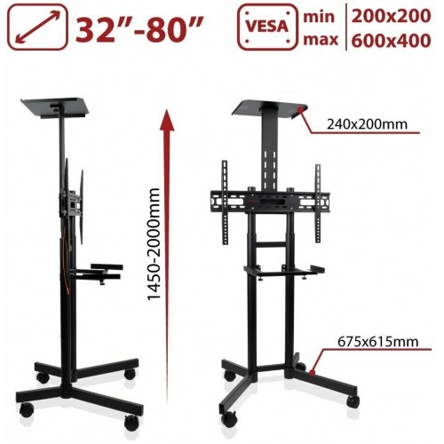 Стойка Arm Media PT-STAND-8 (черный) 