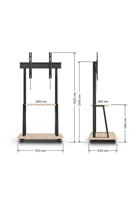 Стойка Holder PR-108 (черный/керамика) 5