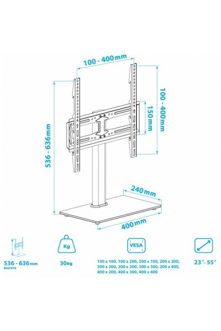 Стойка Kromax X-STAND-2 (черный) 5