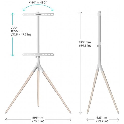 Стойка ONKRON TS1220 (белый) 6