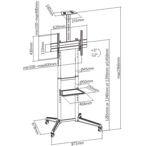 Стойка Ultramounts UM 268 (черный) 1