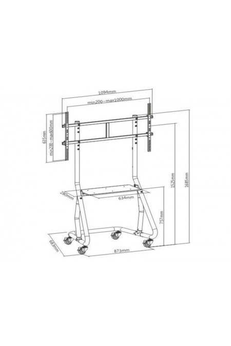 Стойка Ultramounts UM 298 (черный) 1