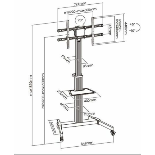 Стойка Ultramounts UM307W (белый) 4