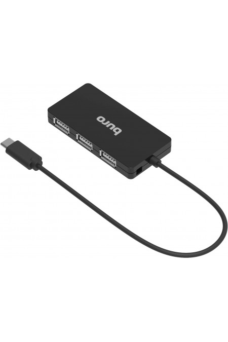 USB-концентратор Buro BU-USBC-HUB-4U21 4 порта (черный) 