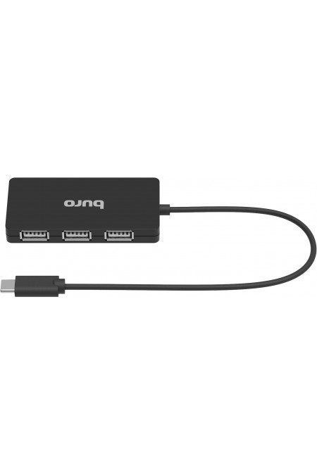 USB-концентратор Buro BU-USBC-HUB-4U21 4 порта (черный) 1