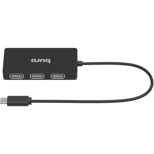 Разветвитель Buro USB-C BPH-C-1730 4порт. (BU-USBC-HUB-4U21) (черный) 1