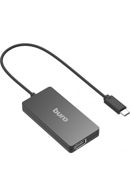USB-концентратор Buro BU-USBC-HUB-4U21 4 порта (черный) 2