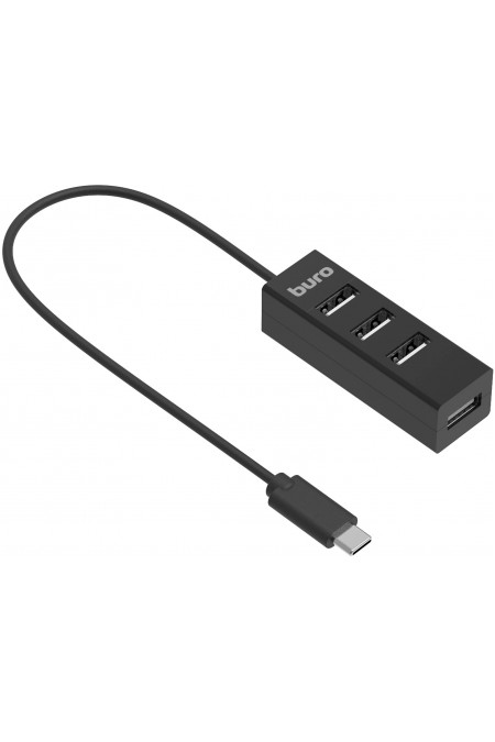USB-концентратор Buro BU-USBC-HUB-4U20 4 порта (черный) 4