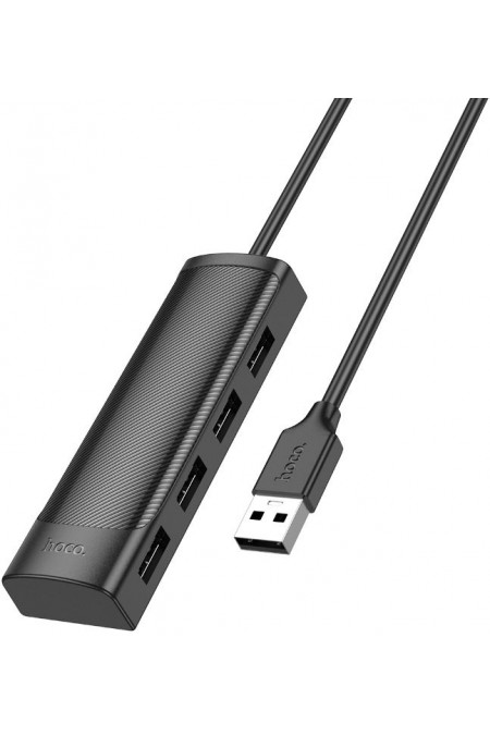 USB-концентратор Hoco HB41 4 порта (черный) 