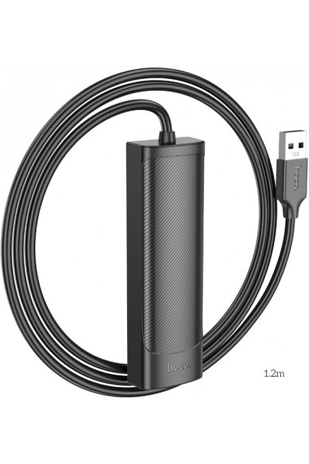 USB-концентратор Hoco HB41 4 порта (черный) 1