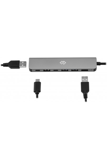 USB-концентратор DIGMA DHUB-7USB-AC 7 портов (серебристый) 10