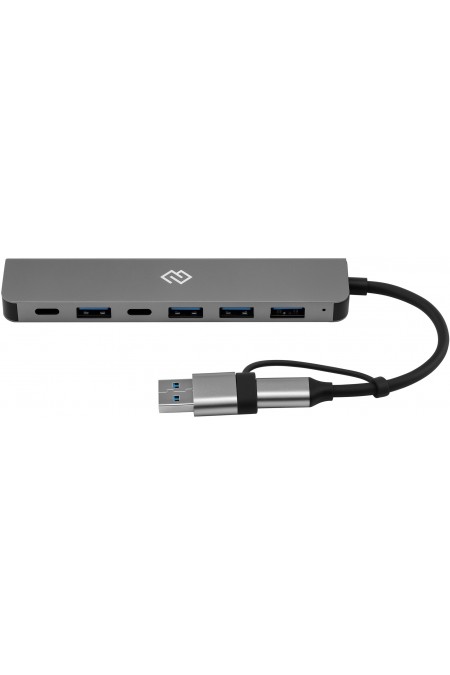 USB-концентратор DIGMA DHUB-7USB-AC 7 портов (серебристый) 4