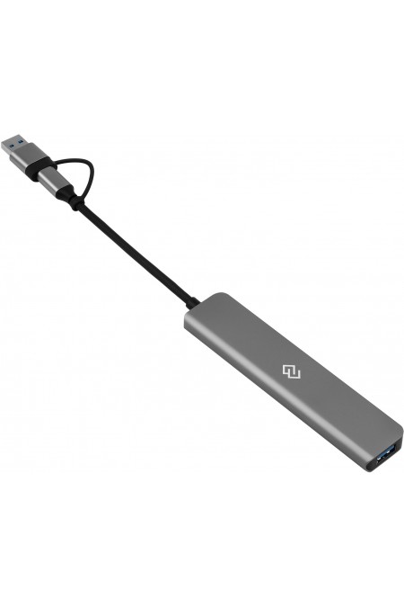 USB-концентратор DIGMA DHUB-7USB-AC 7 портов (серебристый) 5