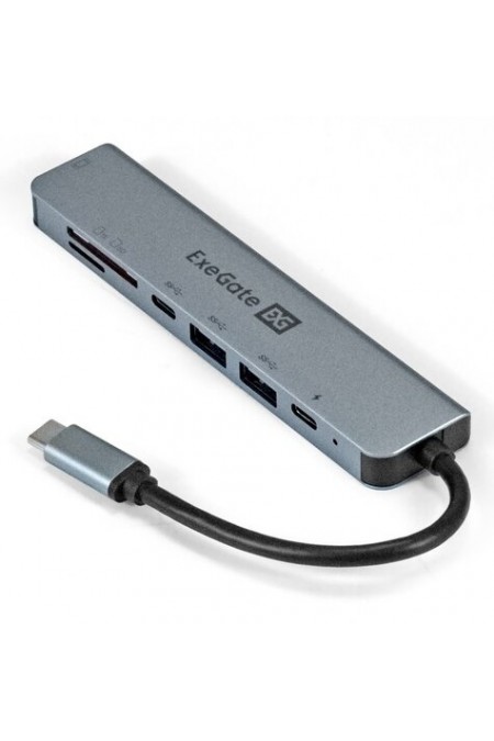Док-станция ExeGate DUB-21C/PD/CR/H (серый) 1
