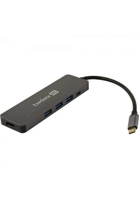 Док-станция ExeGate DUB-31C/PD/H (серый) 7