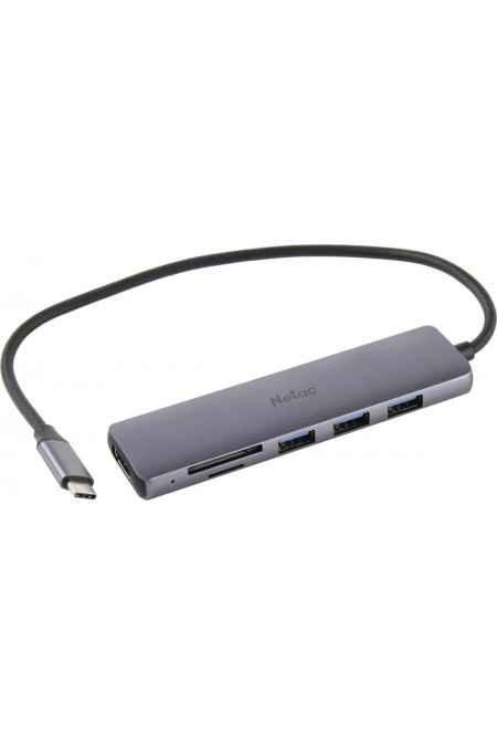 Док-станция Netac WF14GYCN (серый) 