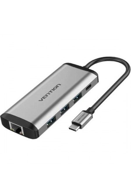 Док-станция Vention TGVHB 9 в 1 (серый) 