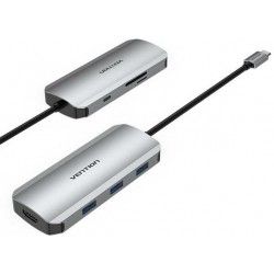 Док-станция Vention TOJHB (серый)