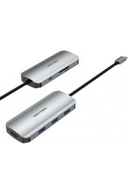 Док-станция Vention TOJHB (серый) 