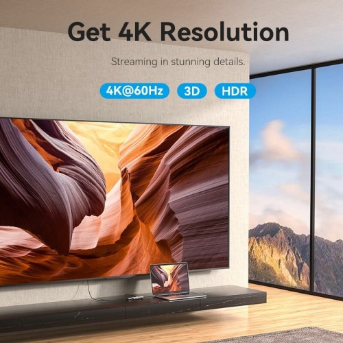 Док-станция Vention TQHHB 6 в 1 (серый) 3