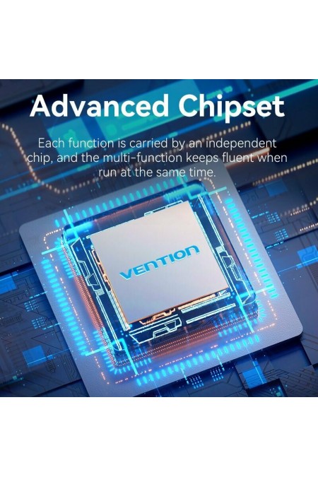 Док-станция Vention TQHHB 6 в 1 (серый) 6