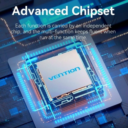 Док-станция Vention TQHHB 6 в 1 (серый) 6