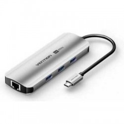 Док-станция Vention TQKHB 8 в 1 (серый)