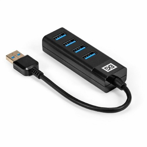 Хаб ExeGate DUB-4TP (кабель-адаптер USB3.0 - 4xUSB3.0, Plug Play) (черный) 1