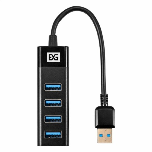 Хаб ExeGate DUB-4TP (кабель-адаптер USB3.0 - 4xUSB3.0, Plug Play) (черный) 2