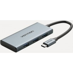 Хаб Vention USB-C 6 в 1, шт. (серый)