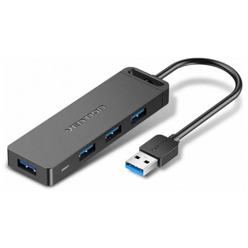 Концентратор Vention OTG USB 3.0 на 4 порта - 1м. CHLBF (черный) 