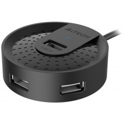 Разветвитель A4Tech USB 2.0 HUB-20 4порт (черный)