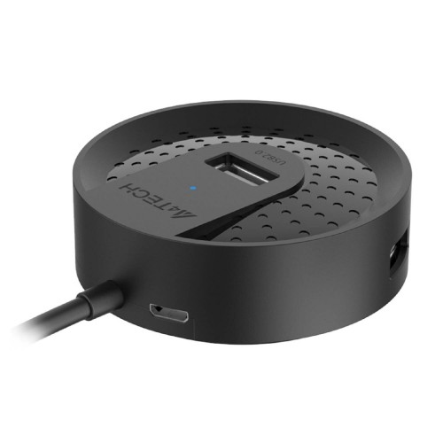 Разветвитель A4Tech USB 2.0 HUB-20 4порт (черный) 1