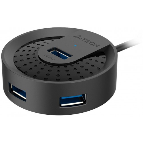 Разветвитель A4Tech USB 3.0 HUB-30C 4порт (черный) 