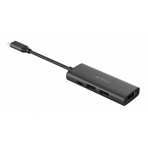 Разветвитель A4Tech USB-C A4Tech DST-40C 2порт (серый) 8