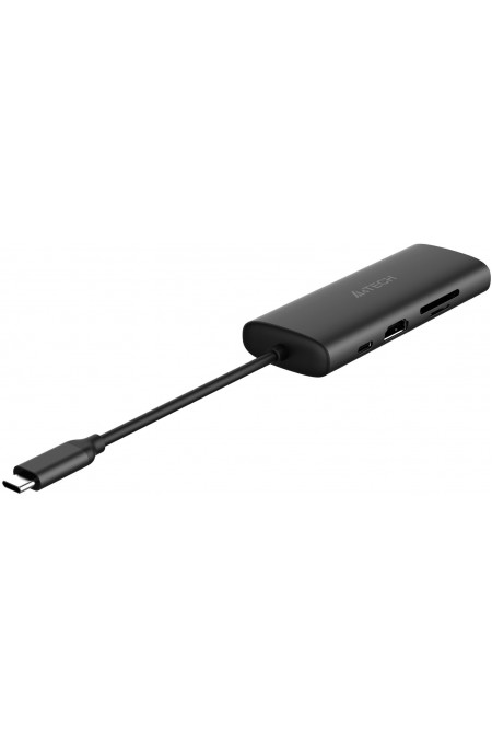 USB-разветвитель A4Tech DST-80C USB-C 2 порта (серый) 1