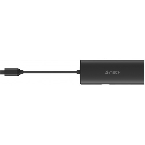 Разветвитель A4Tech USB-C DST-80C 2порт (серый) 3