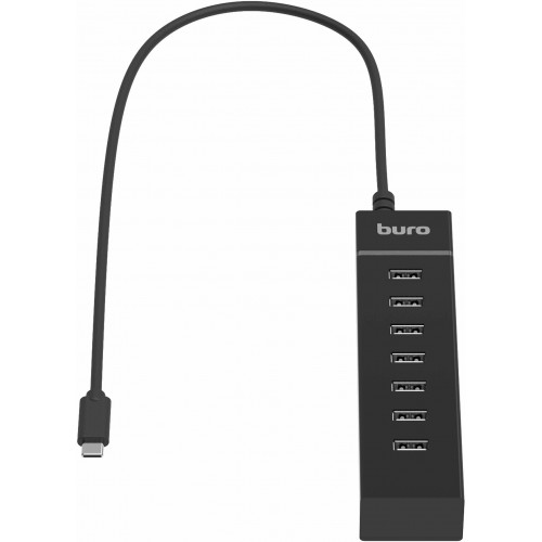 Разветвитель Buro USB-C BPH-C-P107 7порт. (черный) 2