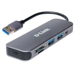 Разветвитель D-LINK USB 3.0 DUB-1325/A2A 2порт. (серый)