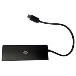 Разветвитель Digma USB-C HUB-4U2.0-UC-B 4порт (черный)