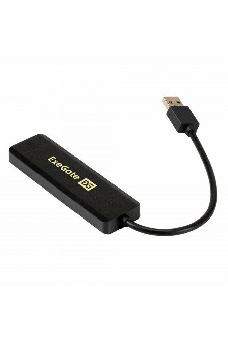 USB-концентратор ExeGate DUB-4P/1 4 порта (черный) 1