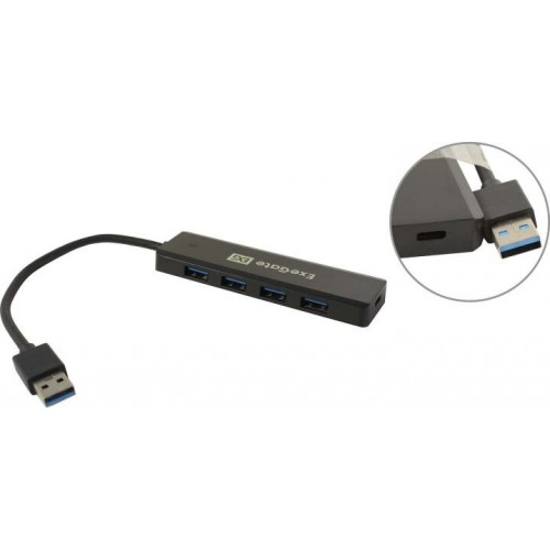 Хаб ExeGate DUB-4P/1 (черный) 7