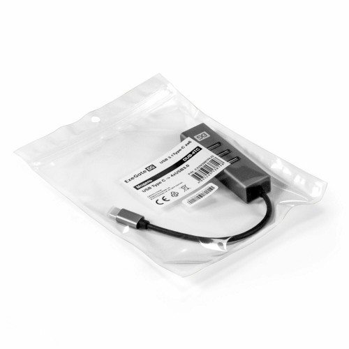 Хаб ExeGate DUB-4TC (серебристый) 4