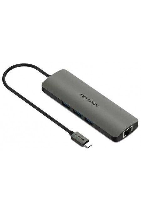 Док-станция Vention THAHB 9 в 1 (серебристый) 1