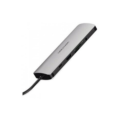 USB хаб Vention USB Type C 9 в 1 (серебристый) 2