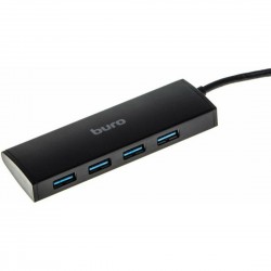 USB-концентратор Buro BU-HUB4-0.5-U3.0 4 порта (черный)