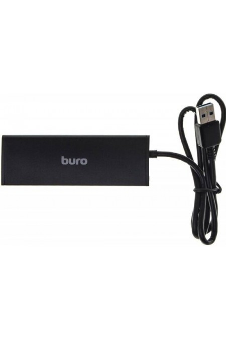 USB-концентратор Buro BU-HUB4-0.5-U3.0 4 порта (черный) 1
