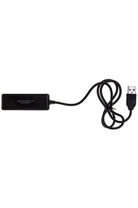 USB-концентратор Buro BU-HUB4-0.5L-U2.0 4 порта (черный) 2
