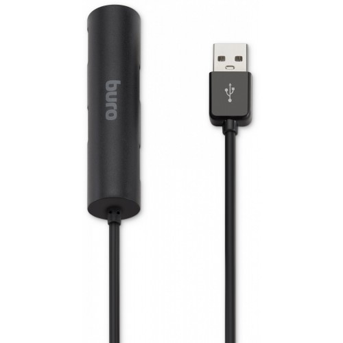 USB-концентратор Buro BU-HUB4-0.5R-U2.0 4порт. (черный) 6